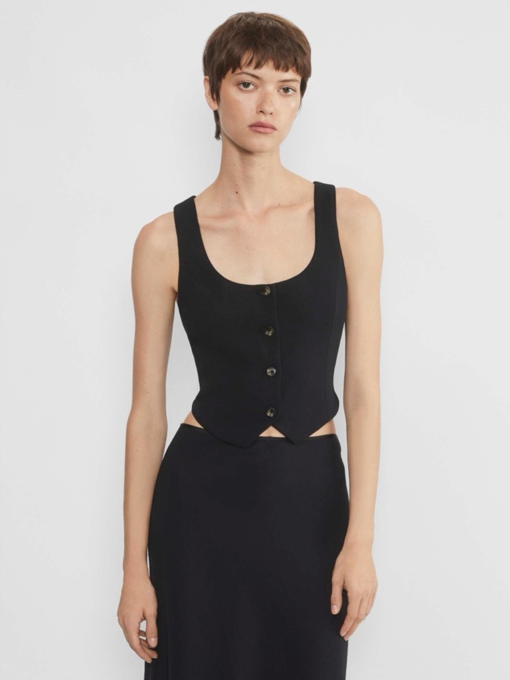 Wilfred | Rocco Vest Size 2 Black Aritzia